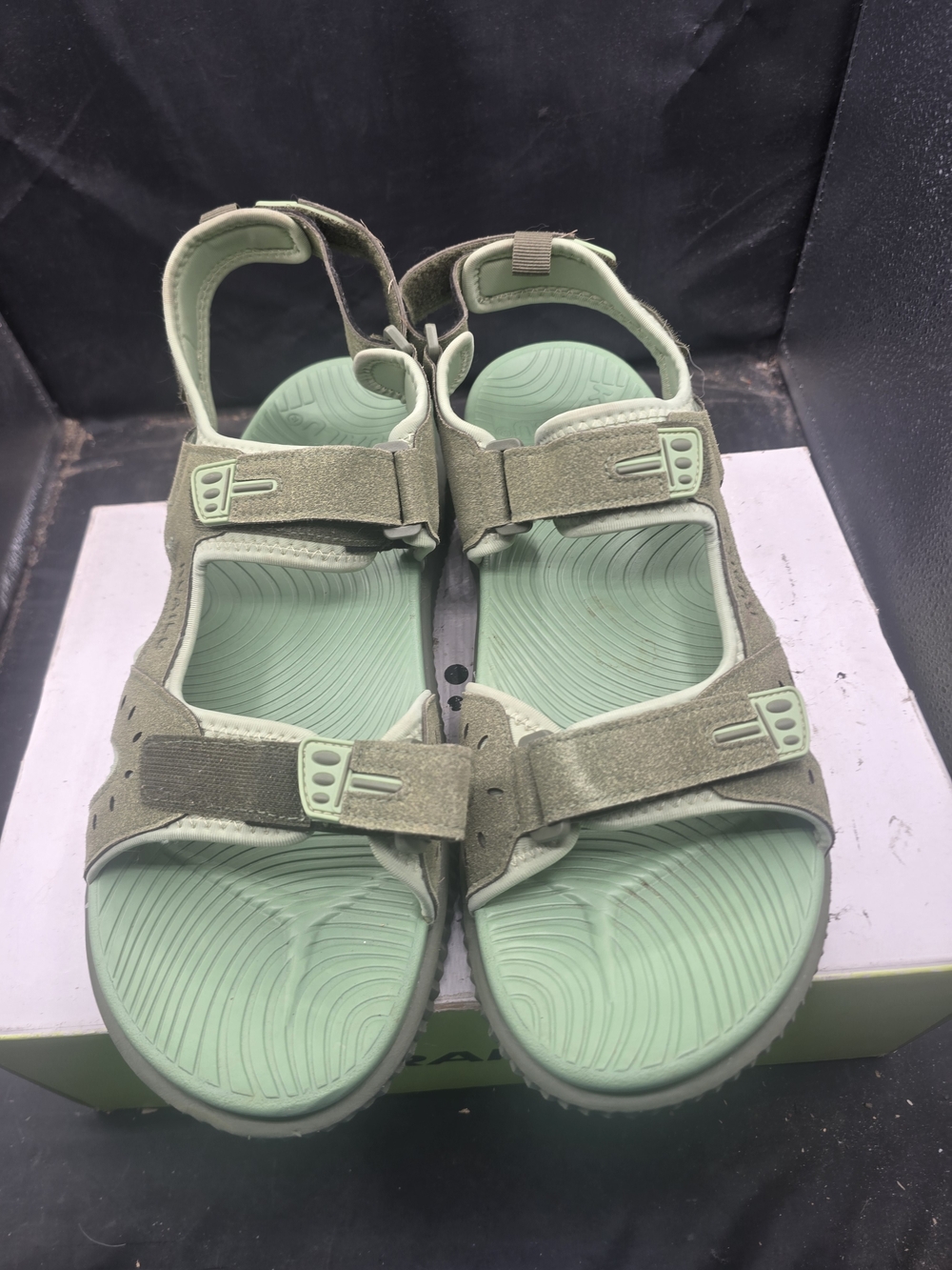 Men's Outdoor Sport Sandals in Olive Green
